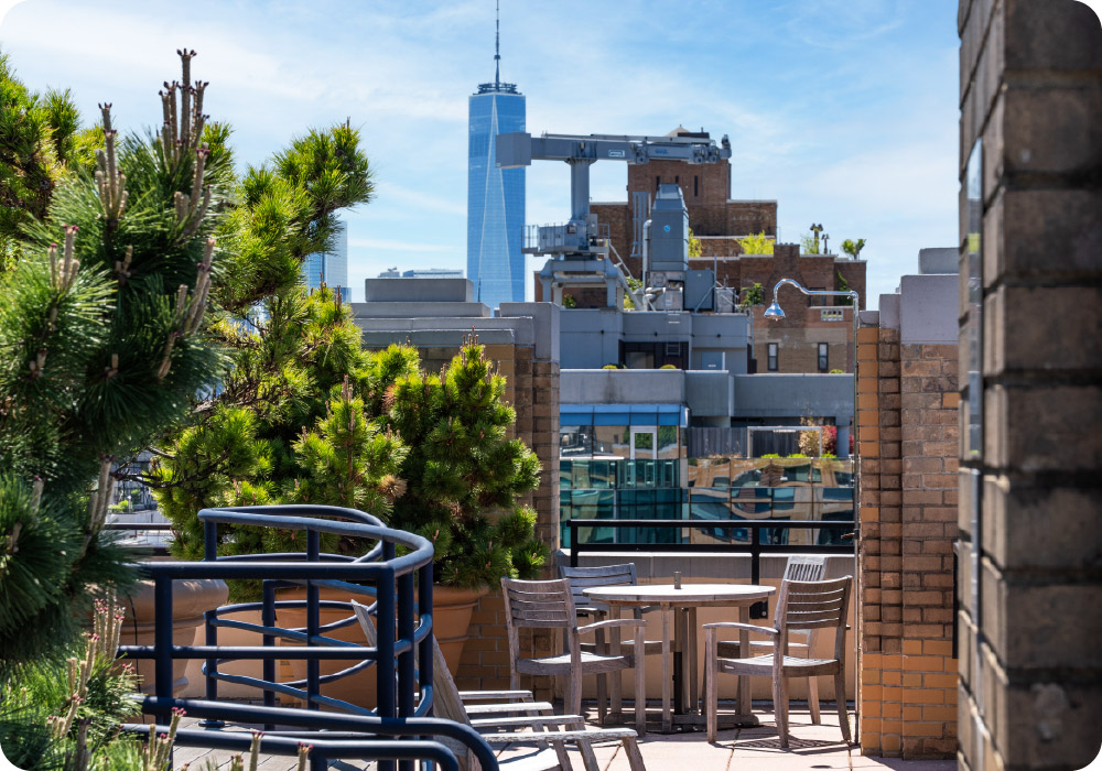 Rooftop at The Westminster in Chelsea