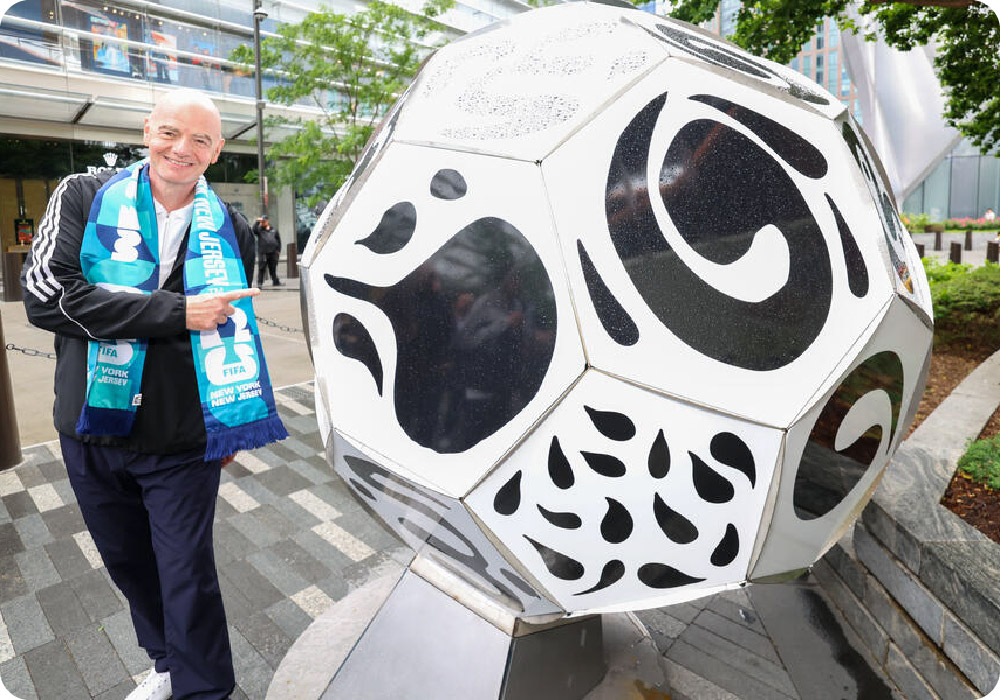 World Cup Art Installation