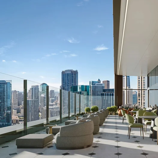View at 400 Lake Shore Drive