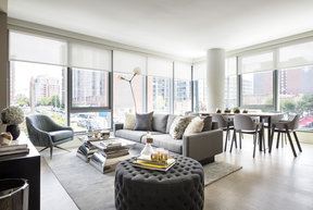 Gracious layouts with floor to ceiling windows
