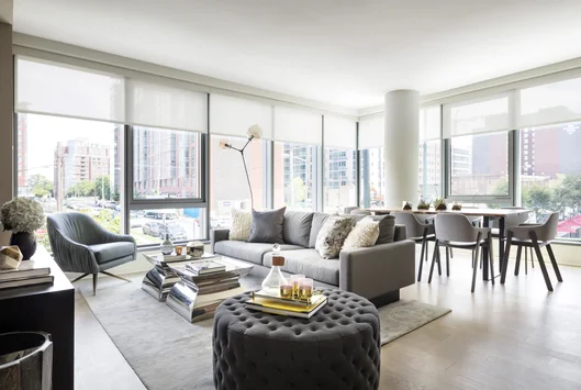 Gracious layouts with floor to ceiling windows