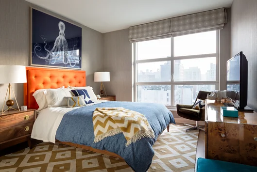 Open, light filled bedrooms offer ample space and storage.