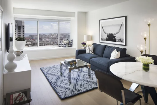 Enjoy city views from the comfort of home.