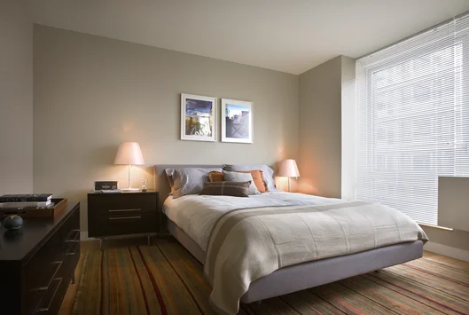Large bedrooms with ample closet space.