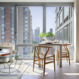 Bathe your custom designed apartment in natural light with floor-to-ceiling windows.