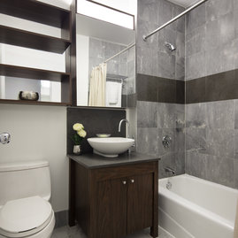 Luxurious details include wood floors, generous layouts, and marble bathrooms designed to make every day a spa escape. 
