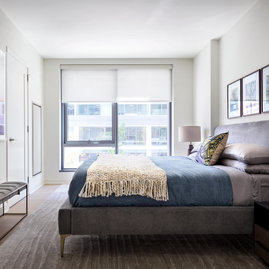 One Hill South offers gracious, light-filled bedrooms
