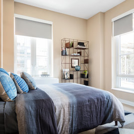 Warm, inviting bedrooms with ample storage