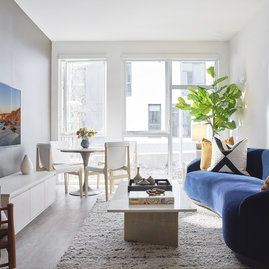 Great rooms include Nest thermostats with AC/heating along with floor-to-ceiling windows that maximize natural light.