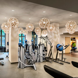 On-site, state-of-the-art fitness center curated by Equinox.