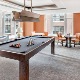 Residents-only game room