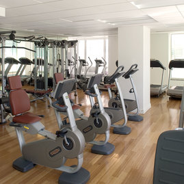 Designed to seamlessly integrate fitness, relaxation and wellness into your daily life, our on-premises state-of-the-art health and fitness center includes cardio and strength equipment as well as abundant natural light.