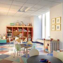 Families enjoy the children's playroom, where toys, books, and games of all types surround you and your young explorer.