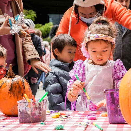 Craft activities at Fall Harvest Festival
