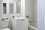 Bathrooms feature luxury finishes.