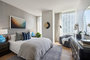 Warm, inviting bedrooms with ample light and storage