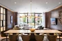 Stunning library with terrace designed by David Rockwell