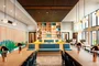 Contemporary, welcoming amenity spaces.