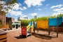 Kids enjoy the outdoor playground.
