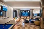 Residents-only entertainment room