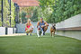 The pet-friendly Emerson features an on-premises pet spa and an on-site dog run.
