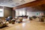 Stylishly furnished Paramount lounge.