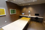 A fully equipped conference room is available for residents' to use for business.
