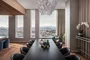 The 40th floor Penthouse Club is a private retreat exclusively for residents. Exquisitely furnished and finished, it has a terrace with panoramic views of the city that extend from the Golden Gate Bridge to the Bay Bridge.