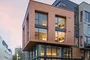 Landscaped courtyards with outdoor grills and dining