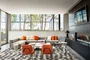Enjoy the rooftop party room with access to outdoor dining spaces.