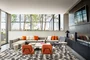 Enjoy the rooftop party room with access to outdoor dining spaces.