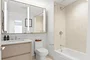 Modern and elegant bathrooms.
