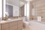 Immaculately finished bathrooms are serene, personal retreats