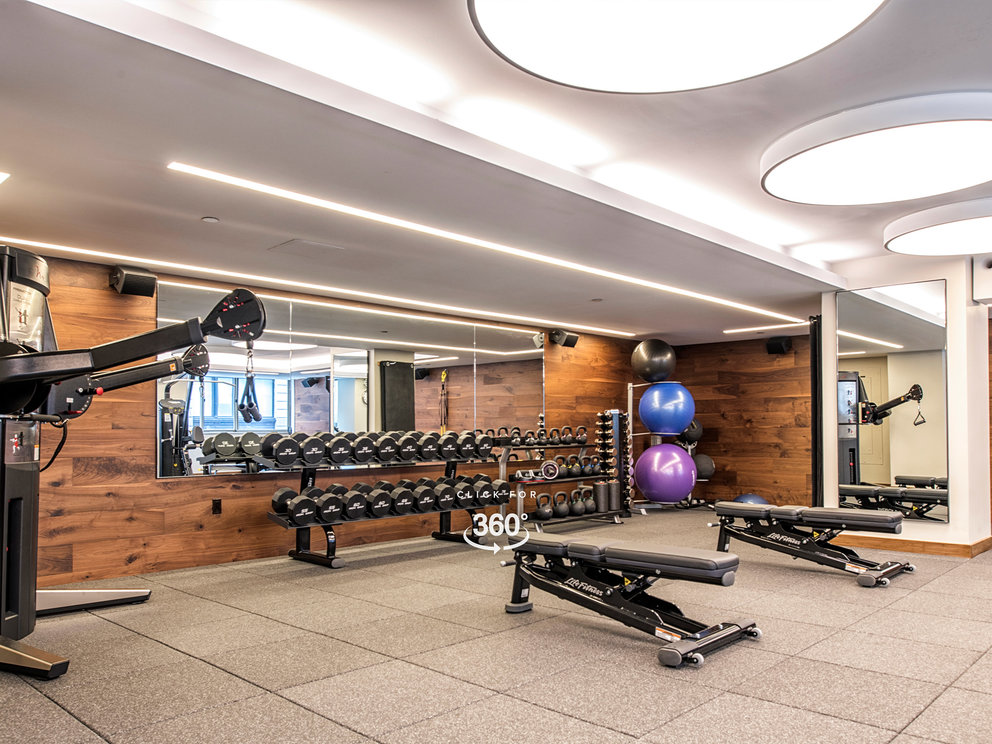 Designed to seamlessly integrate fitness, relaxation and wellness into your daily life, our on-premises state-of-the-art health and fitness center includes cardio and strength equipment.