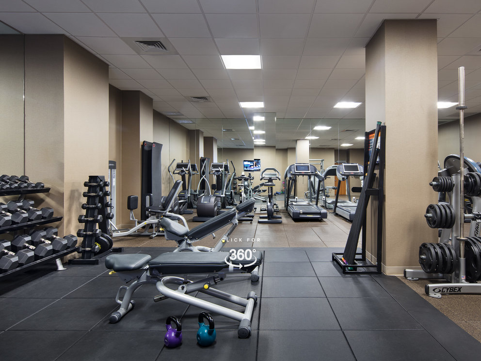 Our on-premises state-of-the-art health and fitness center includes cardio and strength equipment.