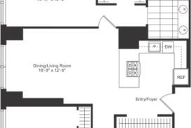 2 bedroom floor plan