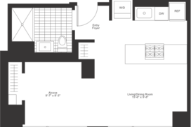 studio floor plan