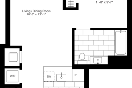 alcove studio floor plan