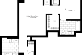 alcove studio floor plan
