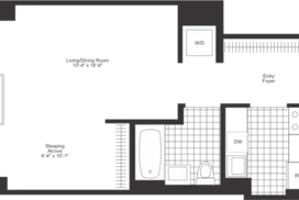 alcove studio floor plan