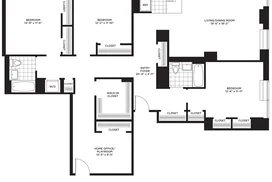 3 bedroom floor plan