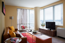 Experience sweeping New York views from your floor-to-ceiling windows.