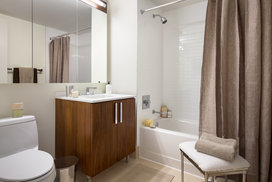 Spacious bathrooms with stunning finishes.