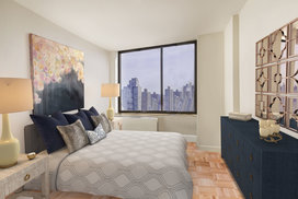 Inviting bedrooms with stunning city views.