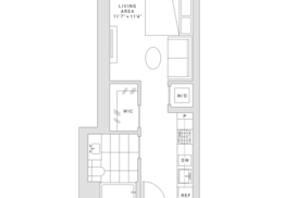 Fifteen Fifty San Francisco Studio Floor Plan