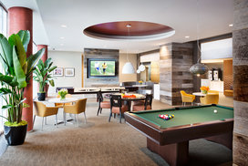 Enjoy the residents-only games room.