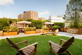 Find you inner peace as you stroll though the private garden.