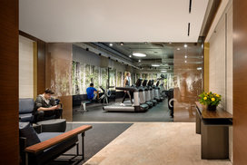 State-of-the-art fitness center curated by Equinox®
