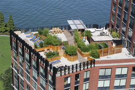Take in spectacular waterfront views from the rooftop sun terrace.