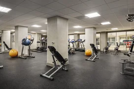 Getting to the gym is easy when you have a state-of-the-art fitness center in your own building.